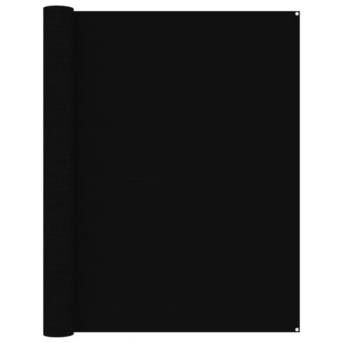 Tältmatta 250x500 cm svart